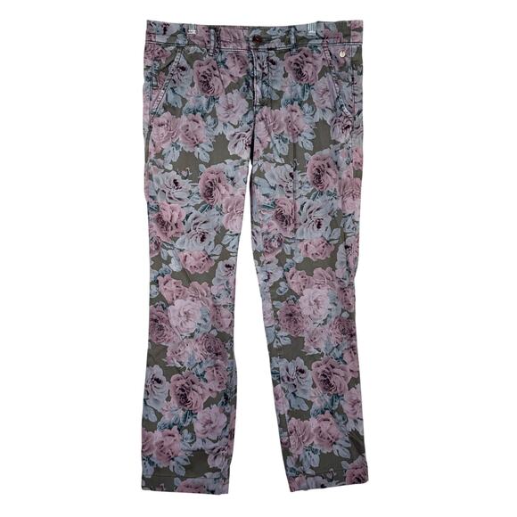 Pilcro and the Letterpress Hyphen Floral Chinos 28 90s - Picture 2 of 12